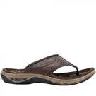 Chinelo Masculino Pegada Couro Cravo Tecnologia Amortech