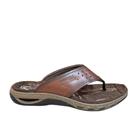 Chinelo Masculino Pegada Couro Dedo 131663 Confortável
