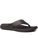 Chinelo masculino pegada em couro super confortável 134202.01