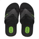 Chinelo masculino rider moving ii preto / verde 12492 -