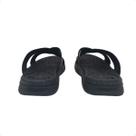 Chinelo Masculino Slide Em Couro Pegada Preto