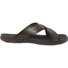 Chinelo Masculino Slide Gaspea Casual Dia a Dia Passeio Em Couro Com Ajuste Tamanhos Especiais Amortech Pegada 533302 Chinelo Masculino Slide Gaspea Casual Dia a Dia Passeio Em Couro Com Ajuste Tamanhos Especiais Amortech Pegada 533302