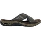 Chinelo Masculino Slide Gaspea Casual Dia a Dia Passeio Tiras Cruzadas em Couro Conforto Amortech Pegada 131661