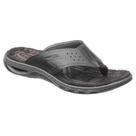 Chinelo Masculino Soft Amortech Couro Preto Pegada 131663-06 Chinelo Masculino Soft Amortech Couro Preto Pegada 131663-06