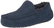 Chinelo Masculino UGG Ascot Deep Ocean - Forro de Pelúcia 17mm
