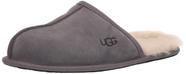Chinelo Masculino UGG Scuff em Couro - Cinza Escuro