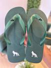 Chinelo Masculino Verde Medio Liso - Acostamento