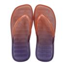 Chinelo Melissa Beachwear Laranja/Roxo/Acessor