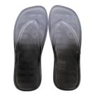 Chinelo Melissa Beachwear Vidro/Preto