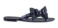 Chinelo Melissa Harmonic Bow V Feminina - Azul Titanium Metali Chinelo Melissa Harmonic Bow V Feminina - Azul Titanium Metali