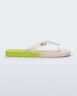 Chinelo Melissa Sun Long Beach Bege/Verde