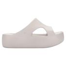 Chinelo Melissa Tamanco Free Cut Out Platform Feminino Bege