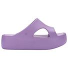 Chinelo Melissa Tamanco Free Cut Platform Feminino Lilás Chinelo Melissa Tamanco Free Cut Platform Feminino Lilás