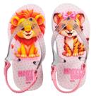 Chinelo Menina Bebê Infantil Leão Magicc Baby MB-072