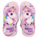Chinelo Menina Bebê Sandália Unicórnio Magicc Baby