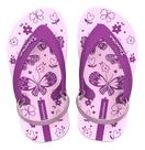 Chinelo menina ipanema baby c/ elástico borboleta lilás 27011 -