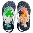Chinelo Menino Bebê Infantil Dinossauro Magicc Baby MB-073