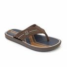 Chinelo Meninos Cartago Urbano Marrom Infantil Confortável -