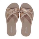 Chinelo Mini Melissa M-Lover Slide Infantil Rosa Glitter