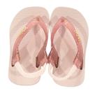 Chinelo Mini Melissa Sun Long Beach Baby Rosa/Rosa Glitter