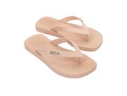 Chinelo Mini Melissa Sun Long Beach Infantil Bege