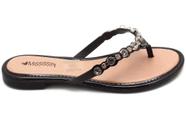 Chinelo Mississipi Rasteira Pedraria Q4911