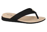 Chinelo Modare Feminino Jeans Pessego e Preto Ref:7113.354 Chinelo Modare Feminino Jeans Pessego e Preto Ref:7113.354