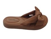 Chinelo Modare Feminino Nobuck Ultra Soft Laço Nude 7208101
