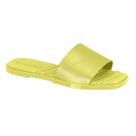 Chinelo Moleca Conforto Bico Quadrado Feminino Verde