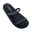 Chinelo Moleca Papete Tiras Brilho Strass Ref 5469.118