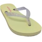 Chinelo Molekinha Infantil com Tiras Transparentes e Brilho