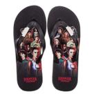Chinelo Netflix Stranger Things Team Masculino Preto