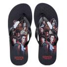 Chinelo Netflix Stranger Things Team Preto - Masculino