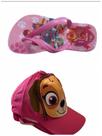 Chinelo nova estampa mais bone skye . Ou apenas chinelos da skye , novidade para sua filha