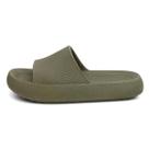Chinelo Nuvem Casual Verde Militar Passeio Piscina Leve Confort Usaflex