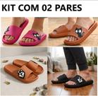 Chinelo nuvem confortavel KIT02 pares