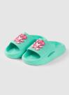 Chinelo Nuvem Verde Infantil Menina Urso