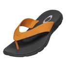 Chinelo Oakley Banks Preto Laranja