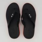 Chinelo Oakley Crowd Preto e Vermelho