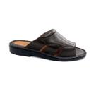 Chinelo Opananken de Couro Anatomico 66911 Cafe