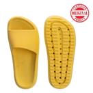Chinelo Ortopédico Confortável Flexível Moderno Original Amarelo