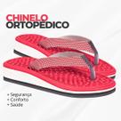 Chinelo ortopedico feminino e masculino massageador tamanho 33 ao 42