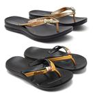 Chinelo ortopédico feminino para idosos anti impacto Combo 2 par