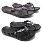 Chinelo ortopédico feminino sola baixa anatômica pode molhar kit 2 pares