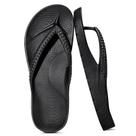 Chinelo Ortopédico KIDMI com Suporte de Arco Preto 39