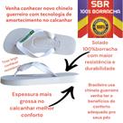 Chinelo ortopédico masculino sandália guerreiro original com tecnologia de amortecimento calcanhar