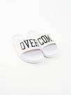 Chinelo Overcome "Script" Branco Chinelo Overcome "Script" Branco