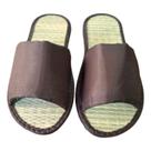 Chinelo Palha Zori Fechado Baixo Pantufa Marrom Oriental