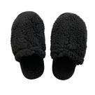 Chinelo Pantufa Unissex de Pêlo Fechada Preta