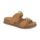 Chinelo Papete Beira Rio Conforto - Camel